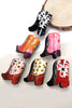 Cowboy Boot Hair Claw: Rawhide