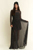 Polka Dot Mesh Maxi Dress