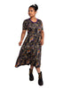 Books and Cats Midi Dress