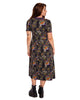 Books and Cats Midi Dress