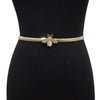 Metal Stretch Belt: Gold Bee
