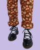 Mushroom Tea Party Stretch Dungarees
