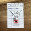 Book Locket Necklace - 1984: Stainless Steel