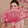 Peacock Showgirl Hand Fan6