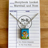 Book Locket Necklace - Where the Wild Things Are: Stainless Steel