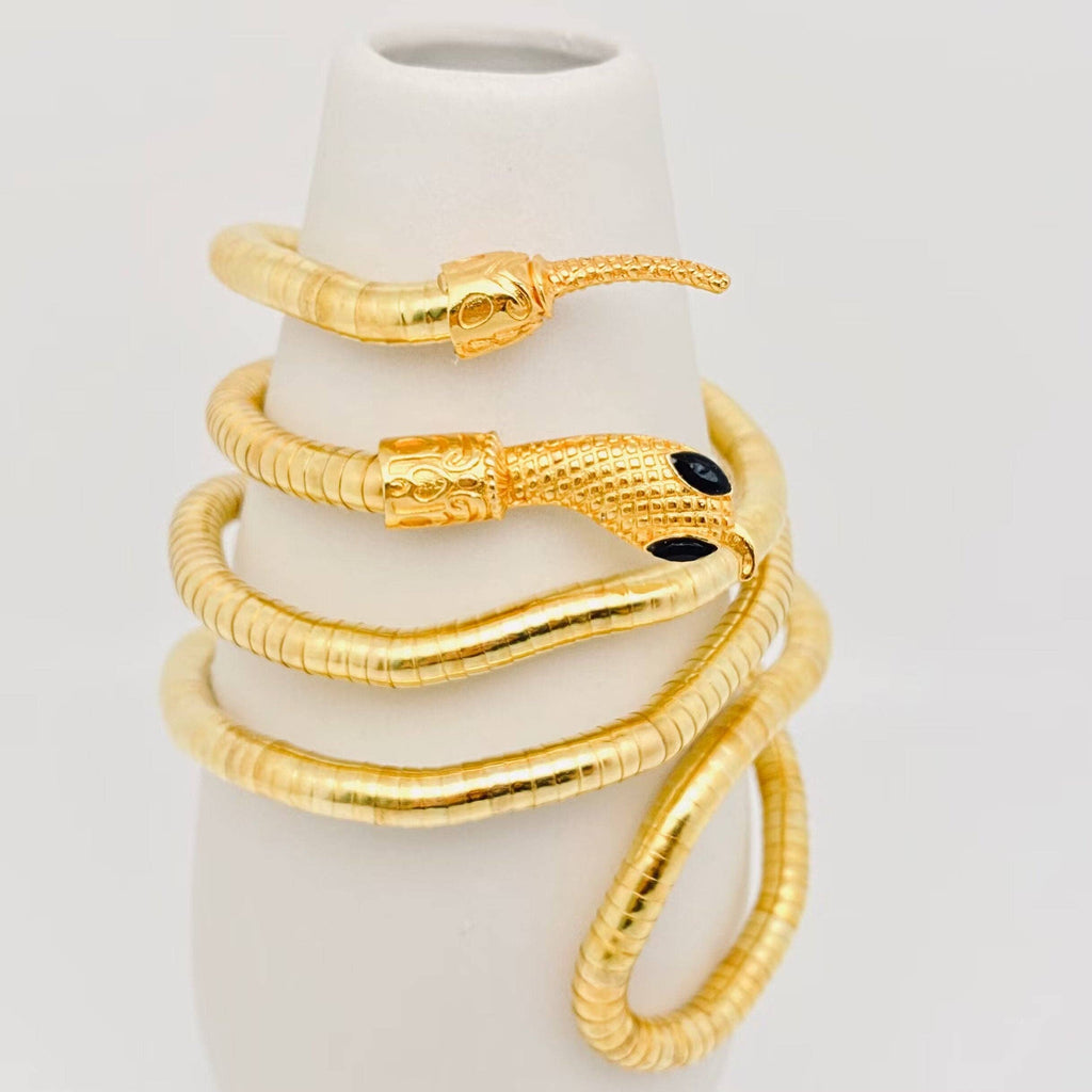 Wrapped Snake Necklace | Bracelet: Silver