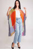 Rainbow Patchwork Kimono
