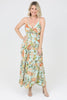 Tropical Twist Cut-Out Maxi Dress- Only XL