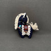Camel Linen Horse Brooch