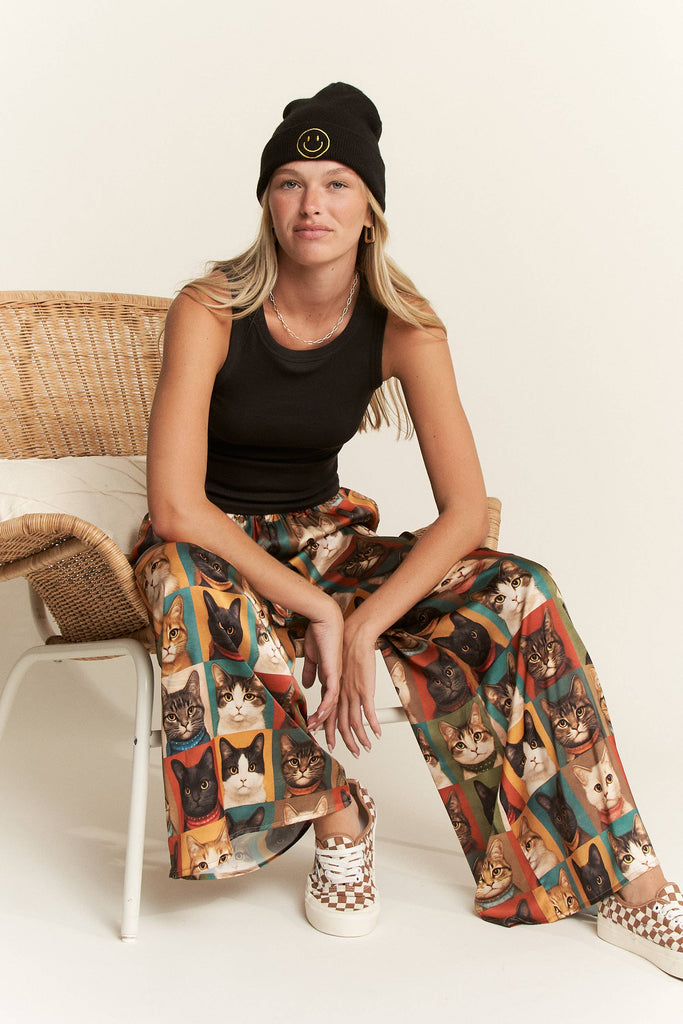 Cat Portrait Pants
