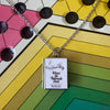 Book Locket Necklace - Where the Sidewalk Ends: Stainless Steel