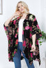 Japanese Floral Velvet Kimono