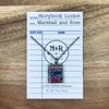Book Locket Necklace - The Shining - Topiary Maze: Bronze