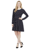 Baby Doll Polka Dot Sweater Dress