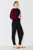 Rib Pleated Bolero: Burgundy