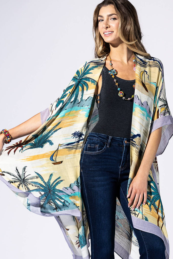 Maui Palm Kimono