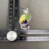 Dried Flower Cat Charm Necklace