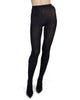 Ribbed Cotton Tights: Dark Gray Heather / L-XL