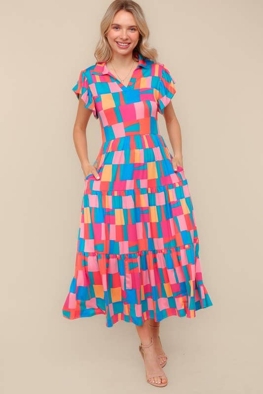 Rainbow Rothko Art Dress