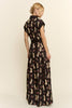 Cherry Cheetah Maxi Dress