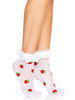 Strawberry Ruffle Anklet Socks
