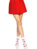 Strawberry Ruffle Anklet Socks
