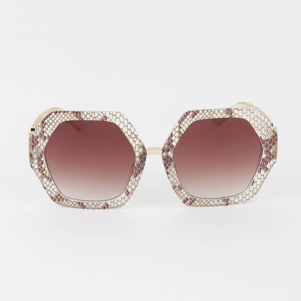 60's Hexagon Sunglasses: Assorted