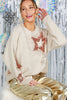 Star Sequin Soft Knit Sweater