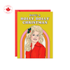 Holly Dolly Christmas Card