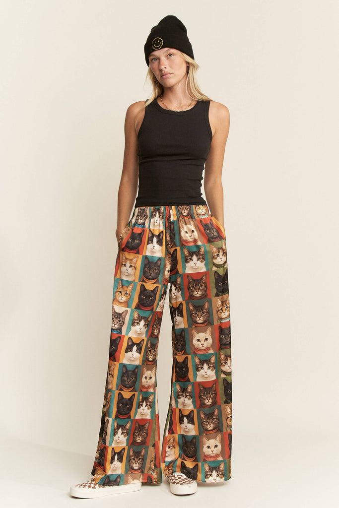 Cat Portrait Pants