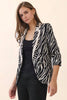 Zebra Printed Blazer