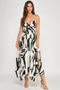 Abstract Attraction Maxi Dress