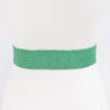 Stretch Rattan Buckle Belt: Yellow