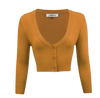 Bronze Cropped Cardigan
