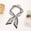 Silky Twilly Scarf: Soft Focus Floral