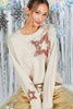 Star Sequin Soft Knit Sweater