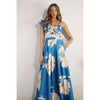 Jardin De Fleur Maxi Dress: Blue