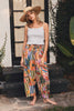 Fruit Medley Tropical Wide Leg Pants