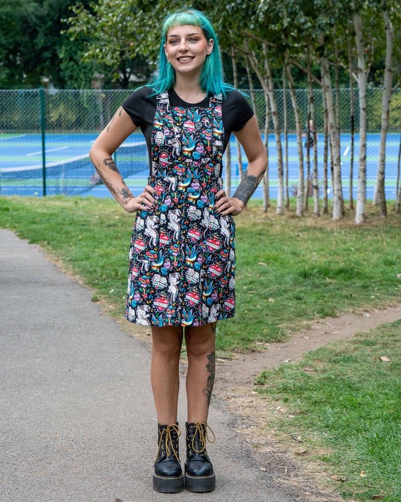 PRIDE Tattoo Stretch Pinafore