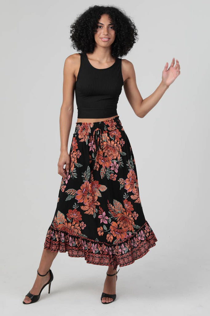 Palermo Angeled Hem Skirt