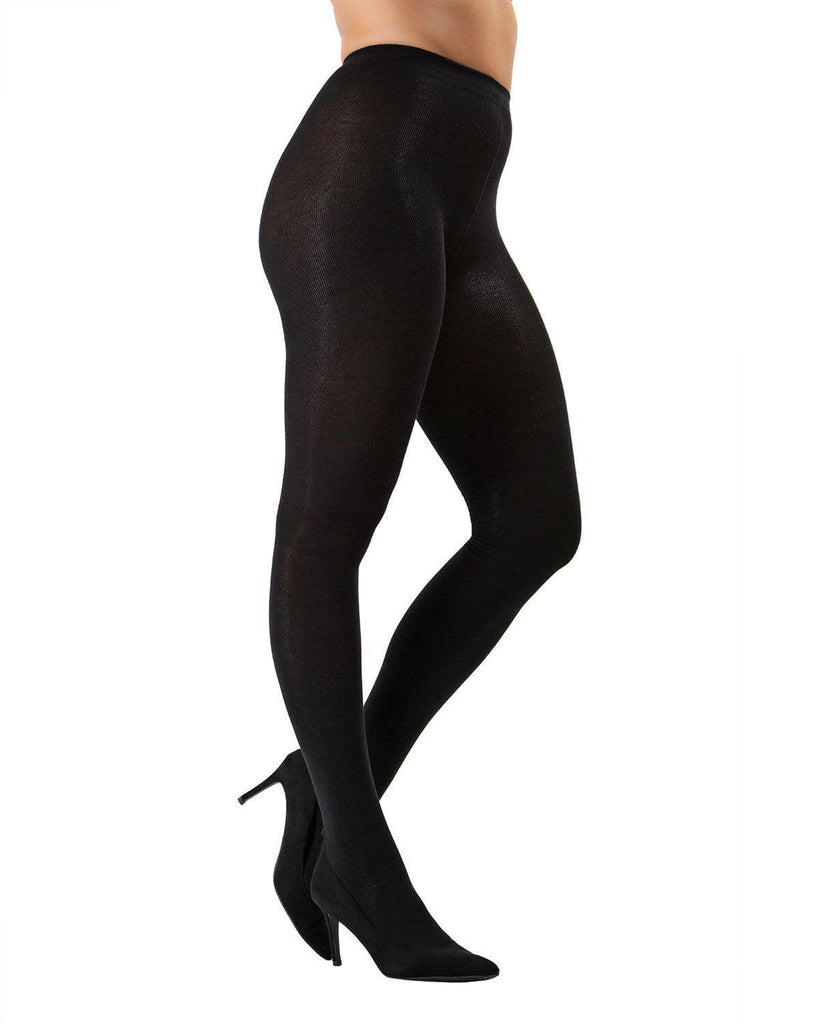 Brooklyn Sweater Tights: Brown Heather / L-XL