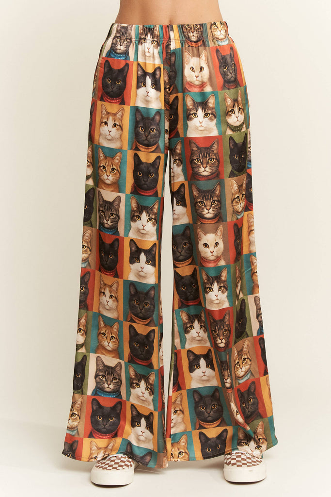 Cat Portrait Pants