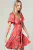 Crete Sweet Floral Mini Dress