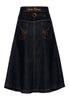 Rock Denim Western Skirt