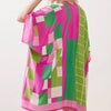 Geometric Print Kimono