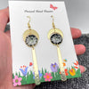 Queen Anne's Lace Flowers Earrings