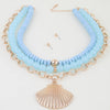 Mermaid Shell Necklace: Pink
