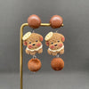 Chocolate Poodle Earrings