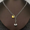 18K Plated Heart Charm  Necklace