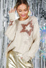 Star Sequin Soft Knit Sweater